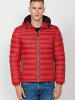 KOROSHI Gepolsterte Jacke in rot