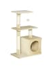 Pawhut Kratzbaum Beige 50B x 30T x 81,5H cm
