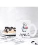 Mr. & Mrs. Panda Glas Panda Backen mit Spruch in Transparent