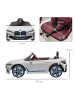HOMCOM BMW i4 12V Kinderauto 3-5 Jahre Kinder Weiß