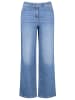 SAMOON Hose Jeans lang in Bleached Blue Denim