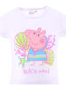 Peppa Pig 2tlg. Outfit T-Shirt & Shorts Peppa Pig in Weiß