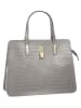 Cluty Handtasche echt Leder in grau
