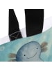 Mr. & Mrs. Panda Tasche Axolotl Liebe Design ohne Spruch in Weiß