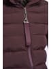 Steppmantel Hudson in aubergine