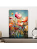 MuchoWow Leinwand bilder Bunte Blumen (BxH)