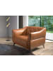 Angel Cerdá Chester-Sessel 5098 in Braun / Stahl – (B)103 x (H)95 x (T)77 cm