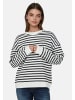 Salzhaut Pullover TAIER in Navy Offwhite