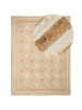 Beliani Geflochtener Teppich MENGEN in Beige - (W) 300 x (L) 400 cm