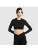 SMILODOX Longsleeve Tisha in Schwarz