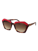 comma Damen Sonnenbrillen Geometrisch Braun