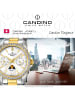 Candino Analog-Armbanduhr Candino Elegance silber, gold mittel (ca. 33mm)