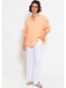 SASSYCLASSY Oversize Musselin Bluse in Peach