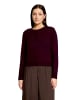 CARTOON Feinstrickjacke mit Rundhalsausschnitt in Dark Dahlia