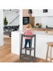 roba Lernturm Monti Step – sicherer Kinder-Tritthocker aus FSC-Holz - Anthrazit