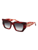 Ana Hickmann Frauen Sonnenbrille Katzenauge Rot