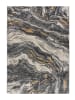 Atticgo Kurzflor-Teppich MARMOL ONDA in grau