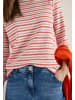 Cecil Gestreiftes Shirt in Cherry Tomato Orange