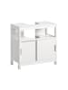 SoBuy Unterschrank in Mattweiß - (W) 30 x (H) 60 x (L) 60 cm