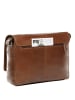 SID & VAIN Leder-Umhängetasche Leder Businesstasche Unisex Joseph in braun