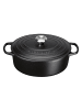 Le Creuset Topf Bräter oval 29 cm in schwarz