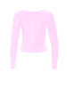 Winshape Functional Light and Soft Cropped Long Sleeve Top AET131LS in lavender rose