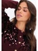 faina Women Cardigan in burgundy