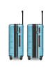 Bergpfeil Travel 4-Rollen Kofferset 3-tlg. mit Dehnfalte glacier blue metallic