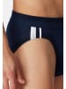 Schiesser Rio Slip / Unterhose 95/5 Stretch - Cotton in Blau / schwarz