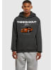 Mister Tee Mister Tee Thinking Bout You Car Print Fluffy Hoody in charcoal