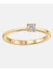 Diamant L'éternel Ring aus 585 Gelbgold mit 0.15 Karat Diamant
