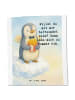 Mr. & Mrs. Panda Beutel Pinguin Engel Pommes Design mit Spruch in Weiß