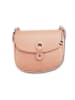 Florence Leder Schultertasche, Umhängetasche Florence Tasche rosa ca. 21cm