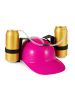 relaxdays 4 x Trinkhelm in Rosa