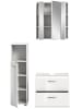 ebuy24 Badmöbelset Ice Weiß 105 x 32 cm