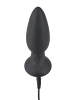 Black Velvets Analplug mit Rotation Remote controlled rotating & vibrating plug in schwarz