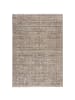KADIMA DESIGN Teppich Kurzflor Strapazierfähig DALE Backstein Muster Wohnzimmer in Taupe