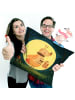 Mr. & Mrs. Panda Kissen Glühwürmchen Design ohne Spruch in Weiß