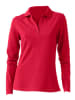 Heine Langarm-Poloshirt in rot