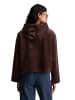Marc O'Polo DENIM Kapuzen-Cordbluse relaxed in Espresso Brown