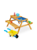 relaxdays Kindersitzgruppe in Natur - (B)89 x (H)48,5 x (T)85 cm
