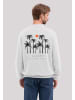 F4NT4STIC Sweatshirt Escape Discover the World Palm Trees in off-white