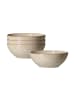 Ritzenhoff & Breker 4er Set Speiseteller Omara ø 19,5 cm beige in beige