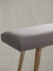 KADIMA DESIGN Bank Modern | Gepolstert, Strapazierfähiger Stoff, Design in Grau