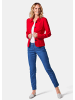 GOLDNER Leichte Jacke mit Stehkragen in rot in rot