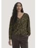 Hessnatur Hessnatur Bluse Relaxed aus LENZING™ ECOVERO™ Satin in vintage oliv