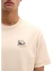 Marc O'Polo T-Shirt oversized in Grey Silk
