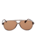 Web Männer Sonnenbrille Flieger Braun