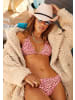 LASCANA Triangel-Bikini-Top in lachs-bedruckt