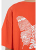 SMILODOX T-Shirt Oversized Payton in Koralle